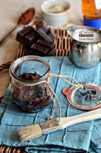 DIY easy face mask Anti-Aging Chocolate Mask